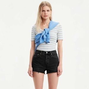 Levi's‎ Womens 501 Original short Lunar Black Size 33